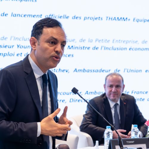 M. Younes Sekkouri, ministre de l’Inclusion économique, de la Petite Entreprise, de l’Emploi et des Compétences